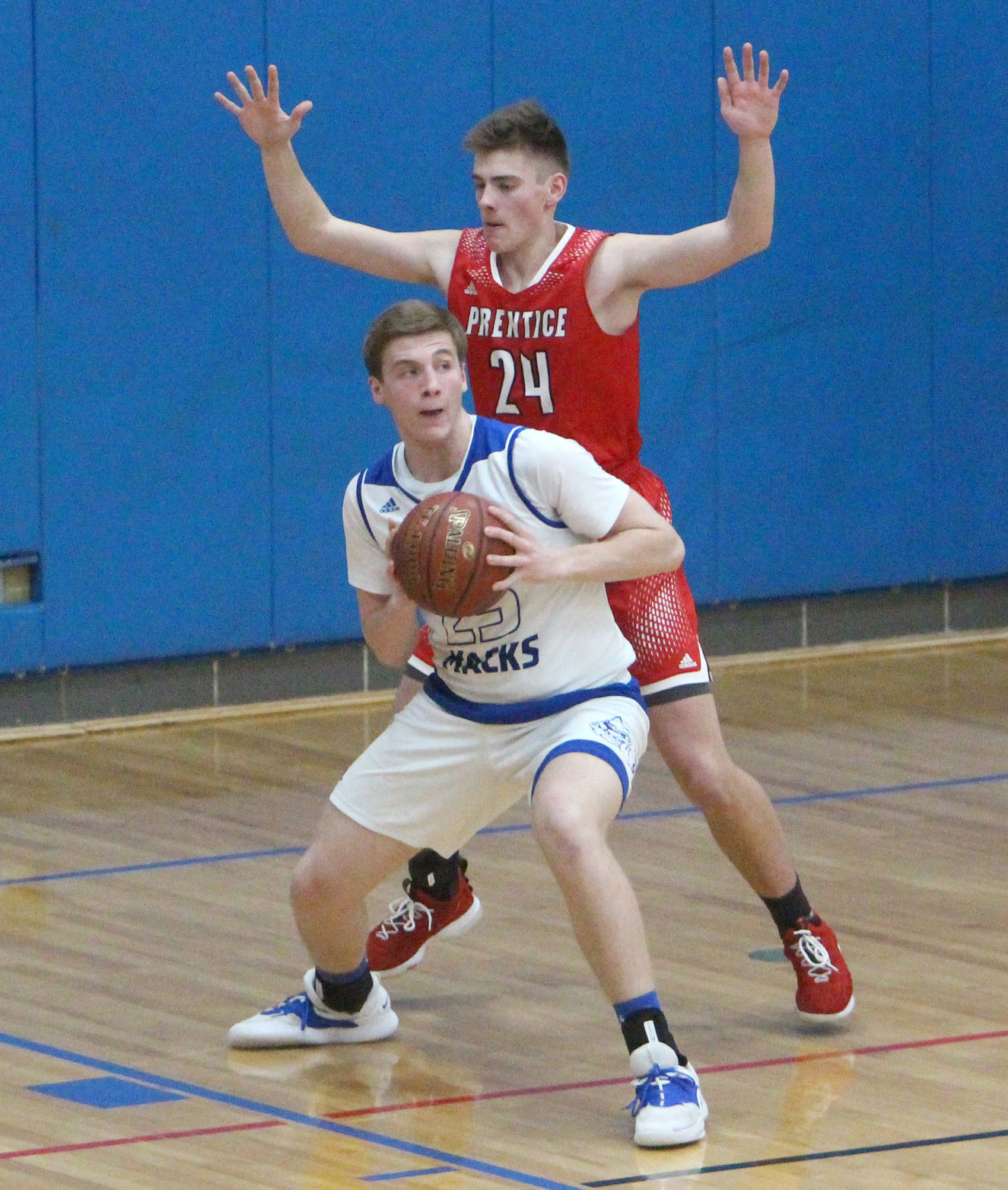 Prentice at McDonell boys basketball 3-2-19